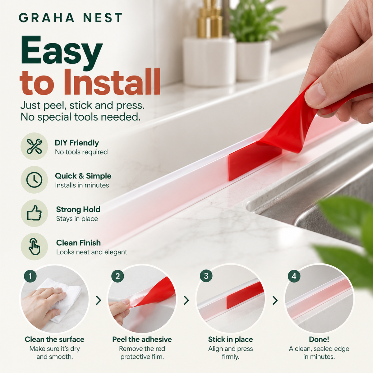 Dry Edge Silicone Water Barrier
