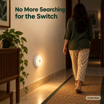 Graha Nest Rechargeable Motion Sensor LED Lights – Pack of 2