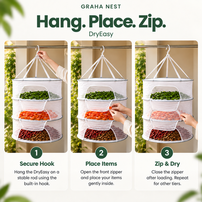 Graha Nest DryEasy – 3-Layer Multipurpose Drying Net