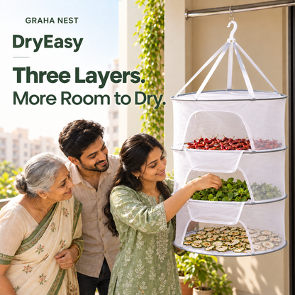 Graha Nest DryEasy – 3-Layer Multipurpose Drying Net